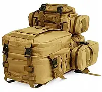 Военный рюкзак тактический BGINVEST mix_58 41-60 литров Койот