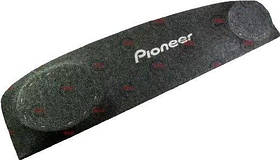 Полиця задня ВАЗ 2101-2107 (акустична) сіра з вишивкою "Pioneer" (ворс)