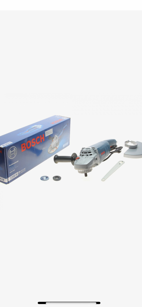 Купить Шліфмашина BOSCH електрична (кутова) GWS 2200 (2200W) 6500 об/хв ...