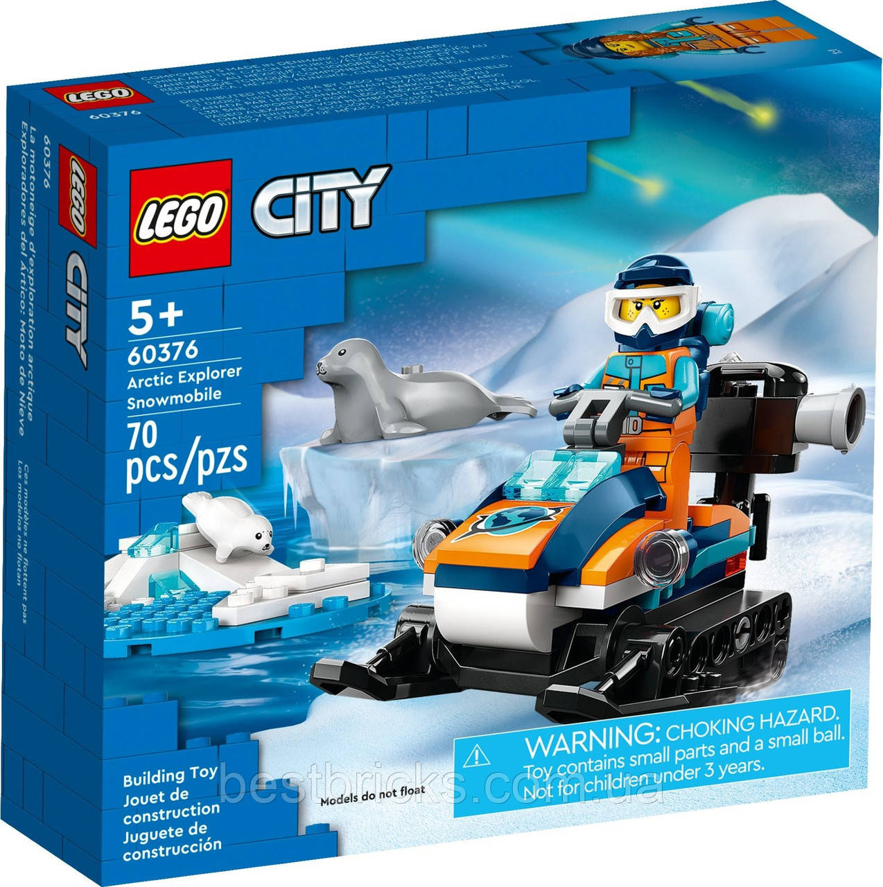Lego City Арктичний дослідницький снігохід 60376