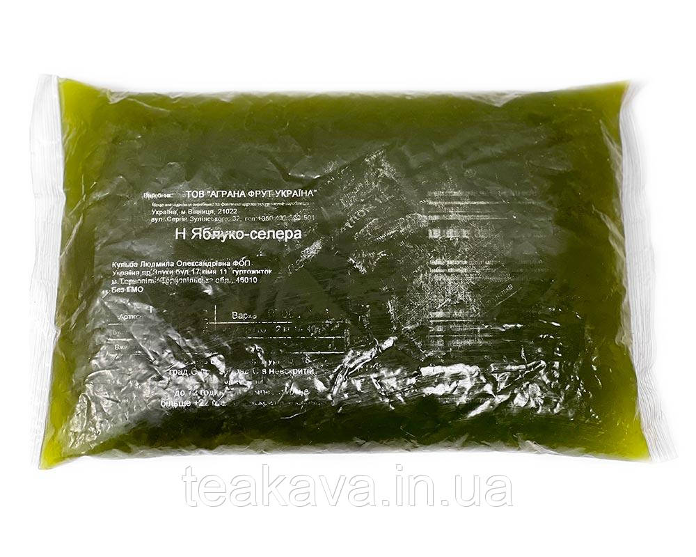 Пюре фруктове для чаю, коктейлів "Яблукоселдерей" Gelato Group, 2 кг (премікс, основа), фото 1