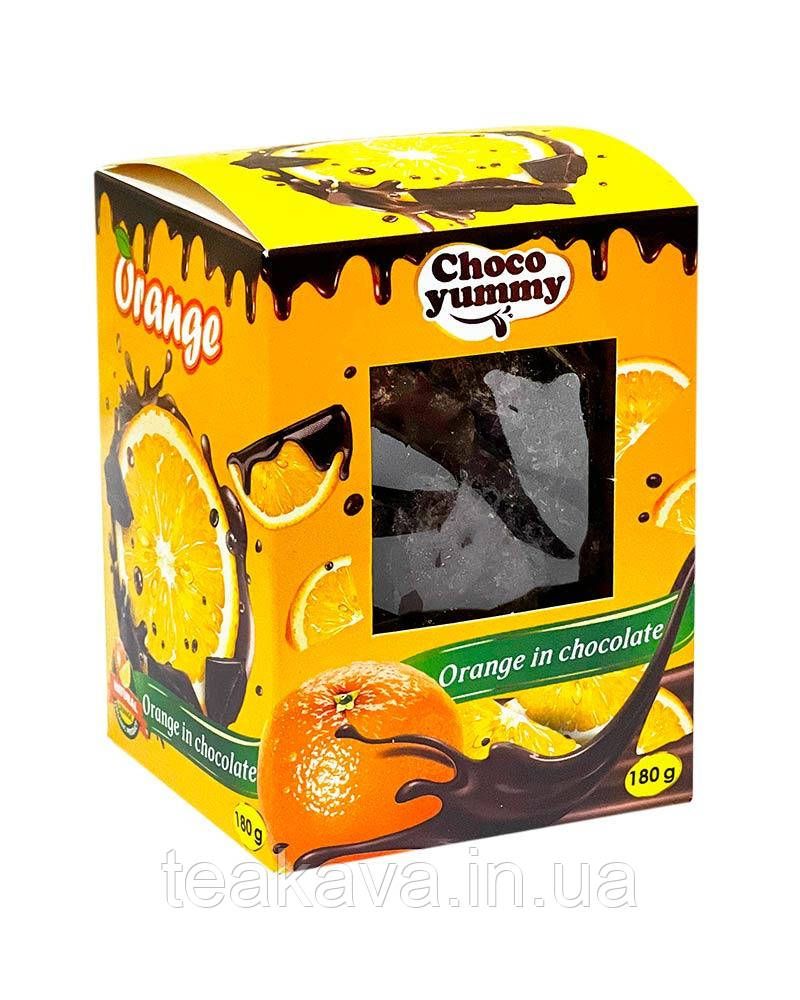 Цукерки Апельсин у шоколаді Choco Yummy Orange in Chocolate, 180 г (5905591917001)
