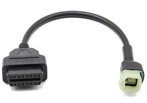 Переходник для Мотоцикла Honda 4-контактный на OBD2 16 Контактов ...