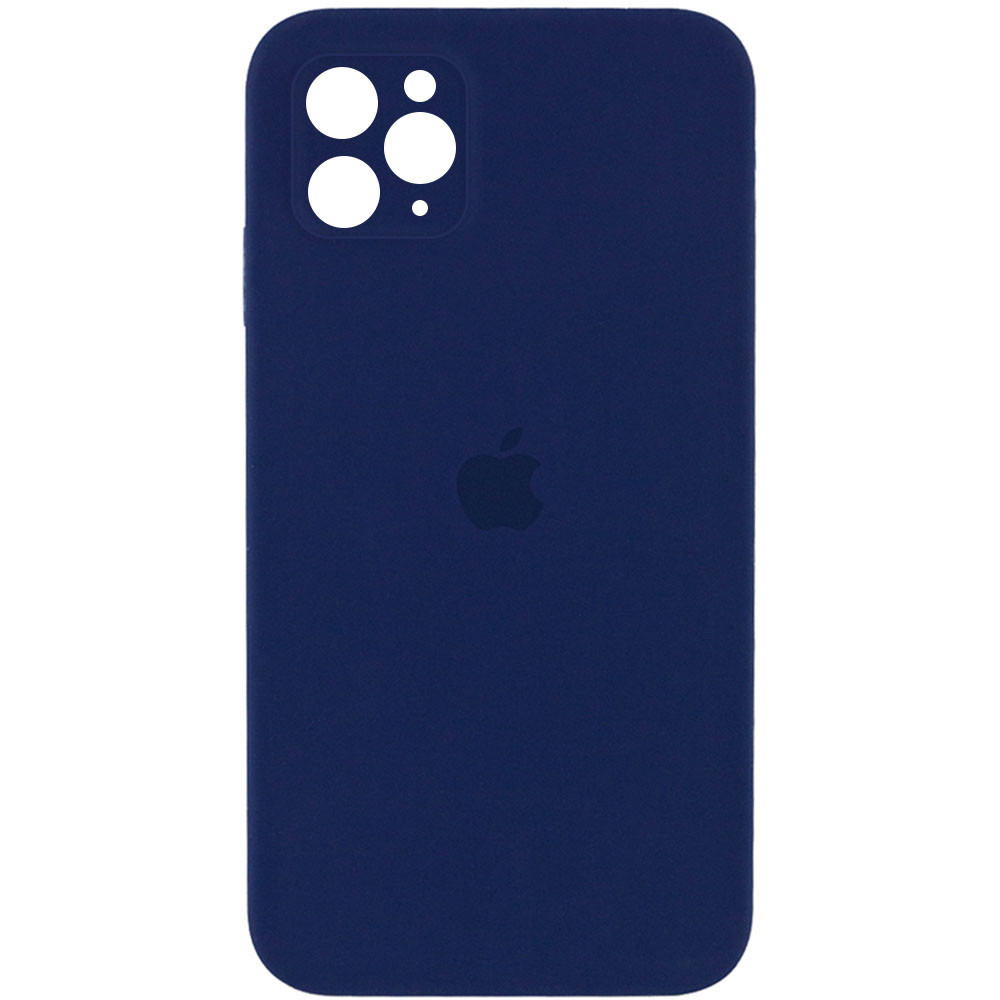 Чохол накладка Silicon Case Full Camera для Apple iPhone 11 Pro Max Midnight Blue, фото 1
