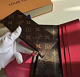 Жіночий місткий гаманець LV (60708) Lux, фото 4