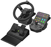 Дротове кермо Logitech Farm Sim Controller PC