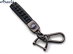 Брелок для ключів плетений з карабіном Ford