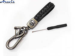 Брелок для ключів плетений з карабіном Iveco