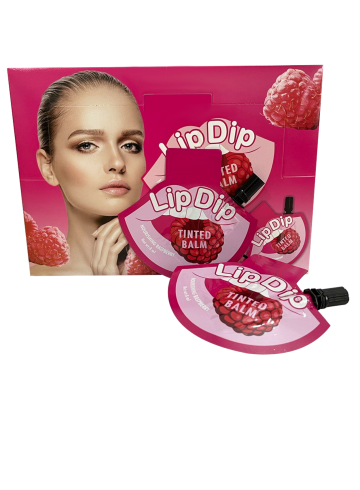 Поживний бальзам для губ із малиновим смаком Lip Dip Tinted Balm 8 ml, фото 1
