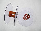 Котушка для мірних матеріалів: тасьма, стрічки, шнури.  (діаметр 121 мм діаметр котушки 35 мм ширина 45 мм), фото 2