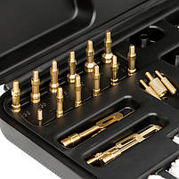 Набір для чищення зброї Lesko GK26 58 предметів у пластиковому кейсі 19 шт., фото 2