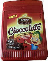 Шоколад Детский Dolce Natura Cioccolato 500 гр Италия шоколадный напиток