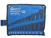 Ключі комбіновані CRV-чорні 6-22мм 12шт. G11260