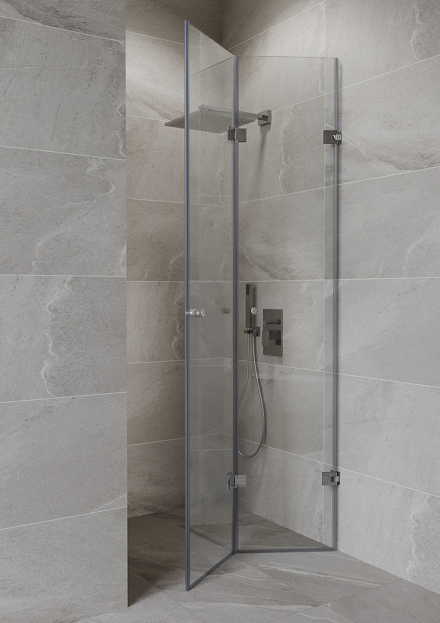 Душова гармошка шторка (складна душова двері), фото 1