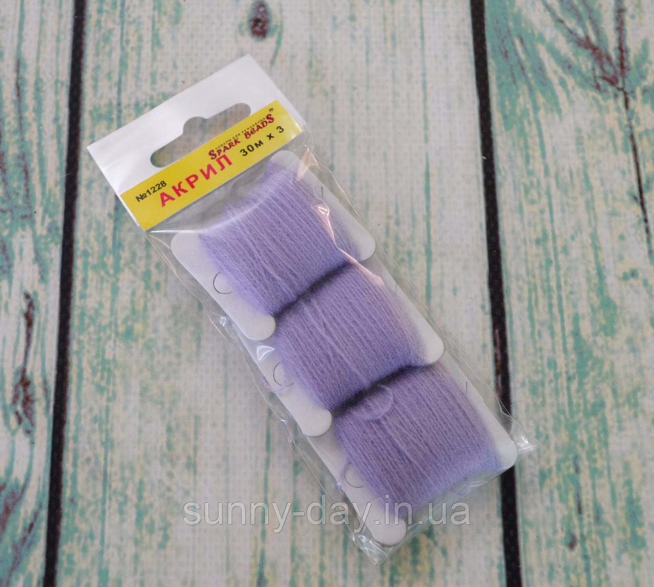 Акрил для вишивання, колір - фіолетовий дуже світлий, фото 1