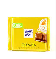 Шоколад молочный шоколад с кремом-йогуртом Ritter Sport Olympia 100 г Германия