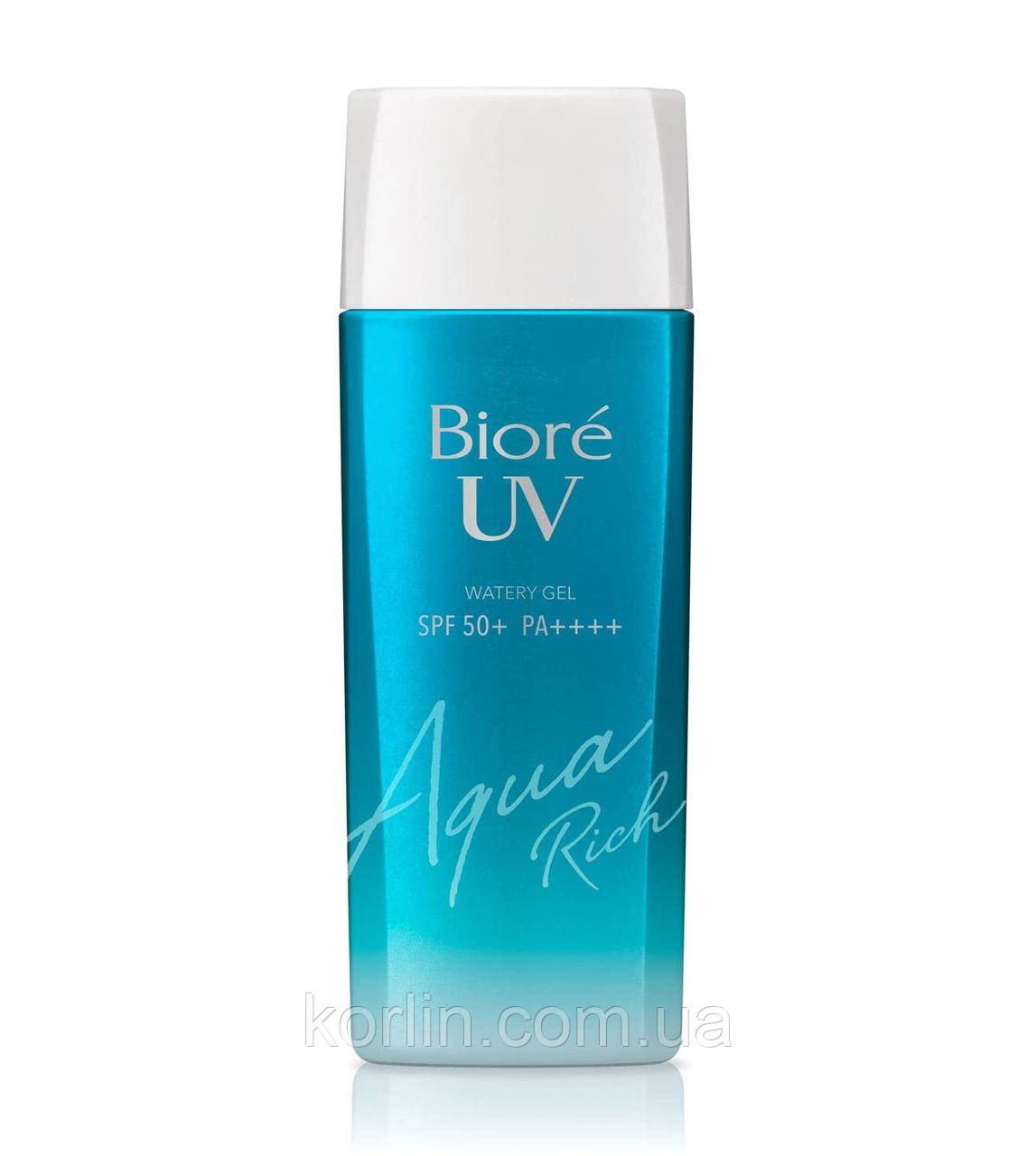 Kao Biore UV Aqua Rich Watery Gel Сонцезахисний гель для обличчя SPF50+ PA++++ 90 мл. Японія