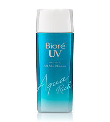 Kao Biore UV Aqua Rich Watery Gel Сонцезахисний гель для обличчя SPF50+ PA++++ 90 мл. Японія