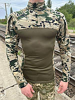 Кофта убакс мультикам влагоотводящая coolpas Тактическая кофта мультикам Военная рубашка убакс