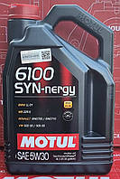 Масло моторное Technosynthese Motul 6100 SYN-NERGY SAE 5W30 (4L)