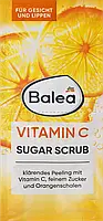 Balea Peeling Vitamin C Sugar Scrub Пилинг скраб с витамином С для ровной и сияющей кожи 16 мл