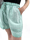 Купити жіночі шорти гуртом із льону Lina, лот 3 шт., ціна 13,5 Є, фото 3