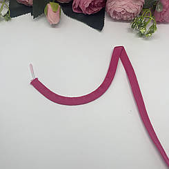 Тунельна тасьма яскрава малинова спаяна 10 мм.