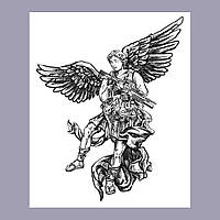 Шеврон Боевой ангел Шевроны на заказ Военные шевроны на липучке (AN-12-436-6)