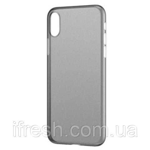 Чохол Baseus для iPhone X Wing Case, Trasparent Black (WIAPIPHX-01)