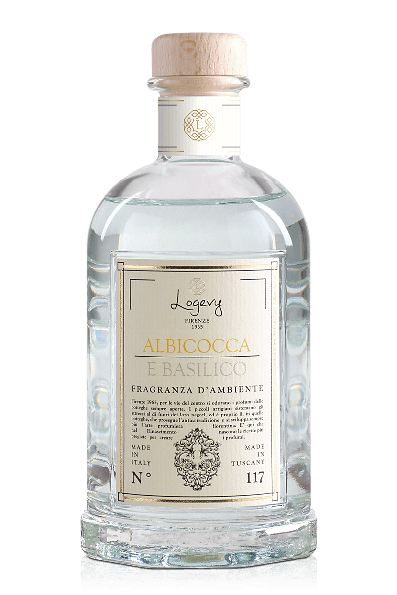 Аромадифузор Logevy Firenze 500 ML Albicocca e Basilico (Абрикос & Базилік)