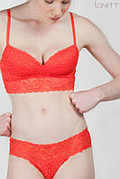 Комплект спідньої білизни жіночий Gisela 70B/S кораловий 30177