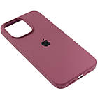 Чохол Silicone Full Cover для Apple iPhone 14 Pro Max Maroon, фото 3