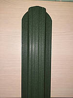 Штахетник металевий зелені 115 мм матовий 2х сторонній євроштахети
