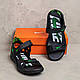 Чоловічі шкіряні сандалії Nike NS Green, Чоловічі шкіряні шльопанці, босоніжки чорні, Чоловіче взуття, фото 7