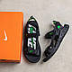 Чоловічі шкіряні сандалії Nike NS Green, Чоловічі шкіряні шльопанці, босоніжки чорні, Чоловіче взуття, фото 10