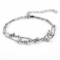 Срібний браслет Виноград