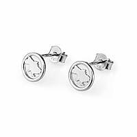 Срібні сережки пусети Мапа України