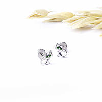 Срібні сережки пусети Кетті