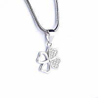 Срібний кулон Чотири листки