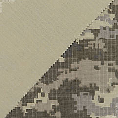 Рулон тканини Ріп-стоп для військового одягу. Камуфляж ММ-14 (піксель ЗСУ)