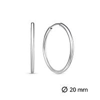 Срібні сережки 964 20 мм