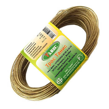 Трос металополімерні ПР-5,0 (мотки 20 м.) ЗАТ "ТАНІС"