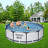 Каркасний басейн Bestway 56420 Steel Pro MAX 366х122 см круглий для всієї родини з картриджним фільтром, фото 7