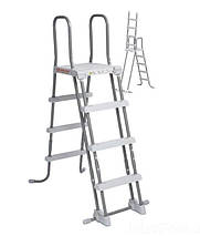 Каркасний басейн Intex 26718 Prism Frame 366х122 см круглий для всієї родини з картриджним фільтром, фото 3