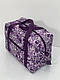Сумка для ручної поклажі Польща фіолетові метелики | 40x30x20 см | 24 л | 0.5 кг | Fly 0234, фото 4