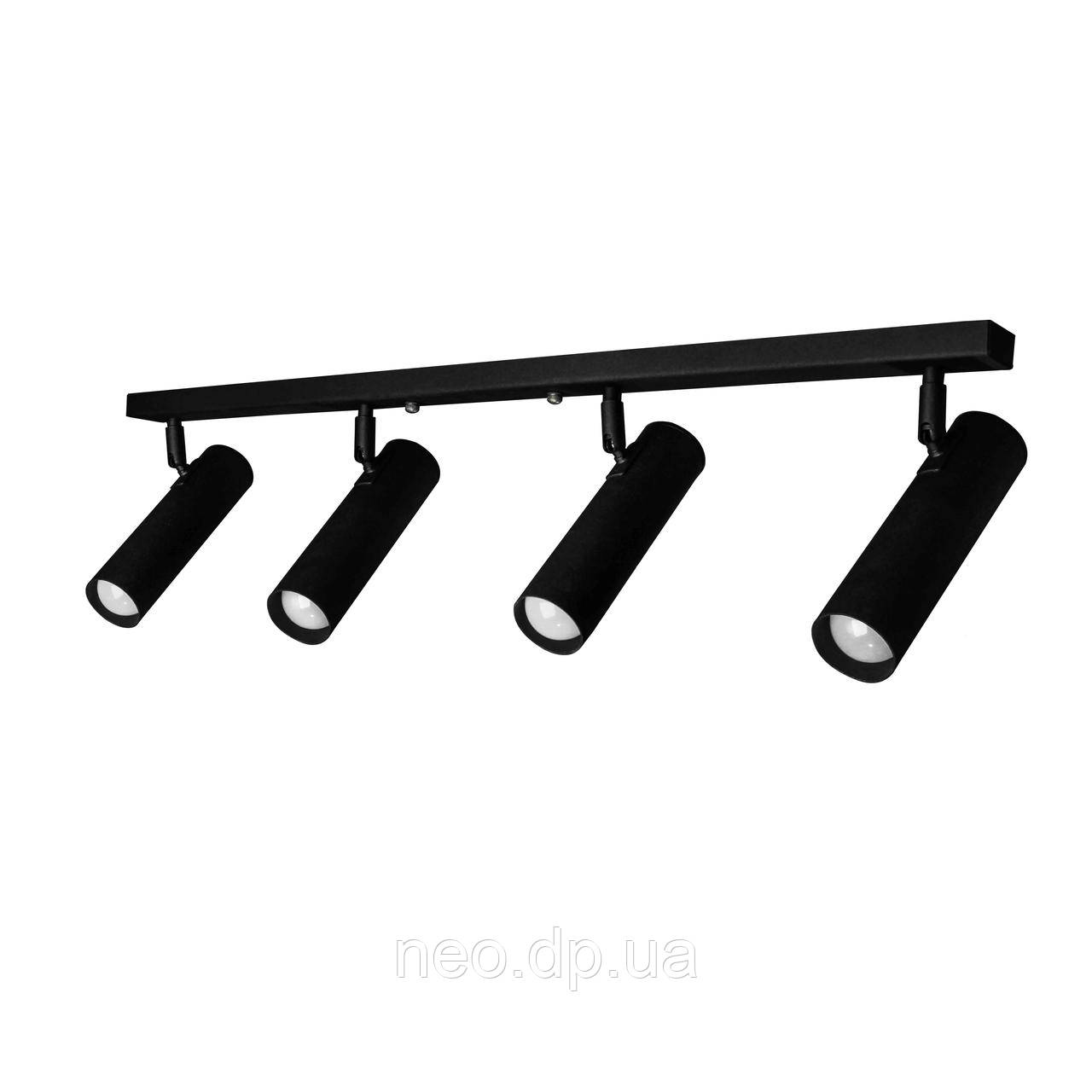Світильник стельовий MSK Electric Telescope з поворотними плафонами на планці NL 1750-4