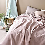 Плед покривало на ліжко Adina 180х200 см IDEIA натуральне бавовна пудра, фото 3