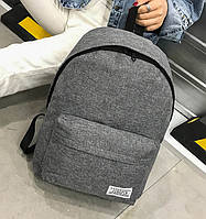 Стильний міський Тканинний рюкзак Унісекс сірого кольору