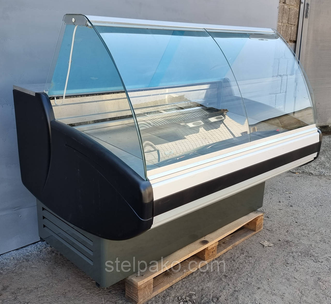 Холодильна вітрина гастрономічна «CRYSPI GAMMA» 1.5 м., (+2° +10°), викладка 77 см., Б/у, фото 1