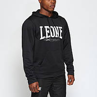 Толстовка спортивная с капюшоном 2XL Leone Logo Black